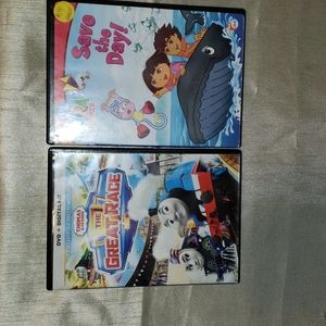 2 DVDs Children's Film Musical Animation Dora The Explorer and Thomas & Friends